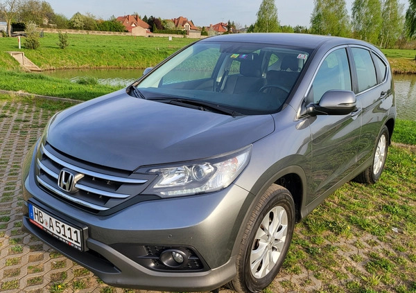 Honda CR-V cena 59909 przebieg: 168000, rok produkcji 2013 z Sieradz małe 529